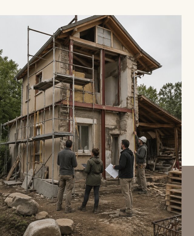 Реконструкция загородного дома под ключ в Курске от бюро